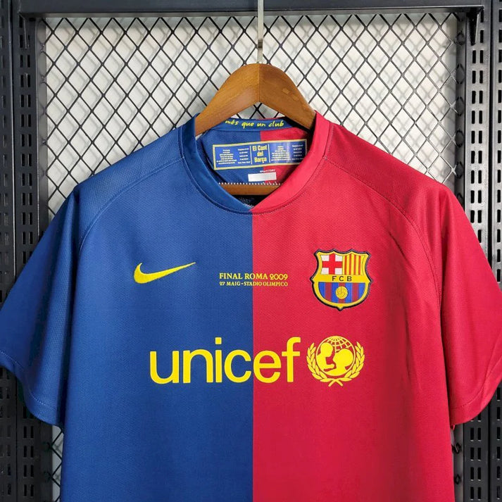 FC Barcelona 08/09 ホーム 半袖 インポートL FC Barcelona 08/09 Home Shirt – ICON FTB